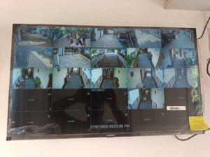 4mp IP camera installtion in Pgr Crest Apartment Nalanda Nagar Colony hyderabad
