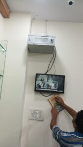 HD 4 Camera Setup Installed by Pro CCTV Systems Alkapuri Township in hyderabad