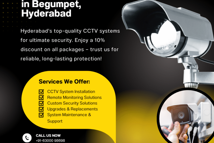 CCTV Camera Installation in Begumpet Hyderabad