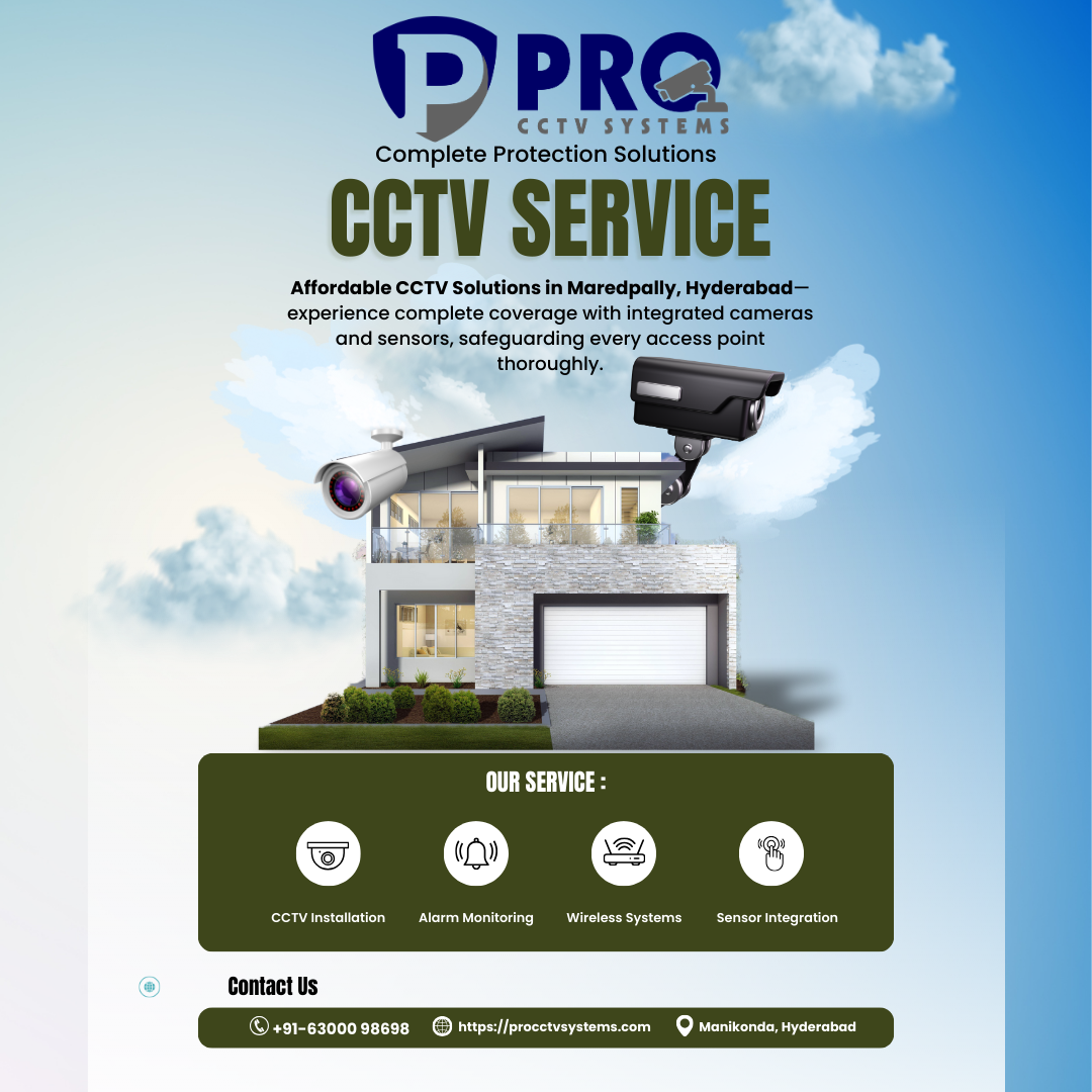 CCTV Services in Maredpally Hyderabad - PRO CCTV Systems