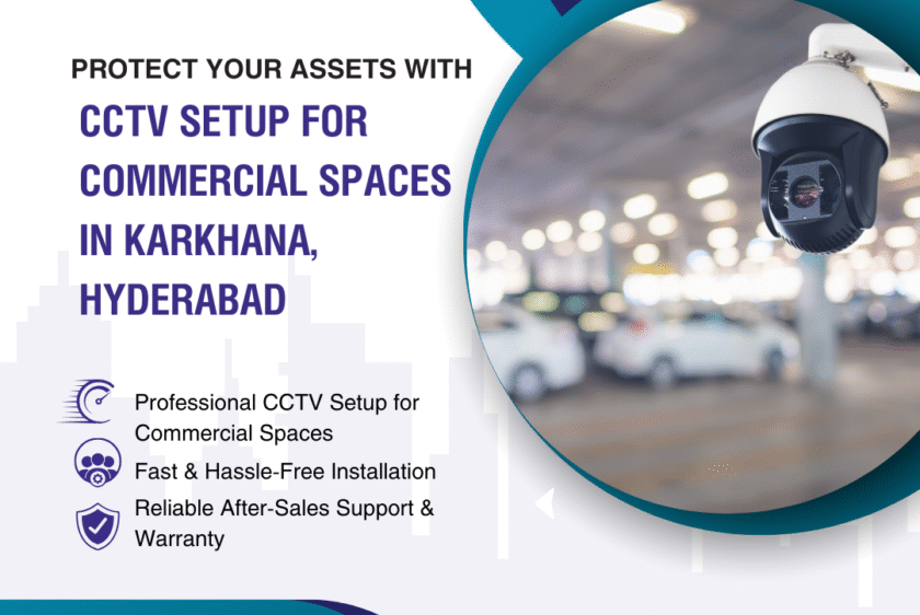 CCTV Setup for Commercial Spaces in Karkhana