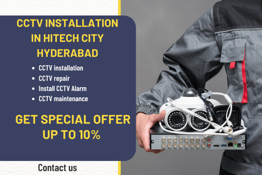 CCTV installation in Hitech City Hyderabad by PRO CCTV SYSTEMS