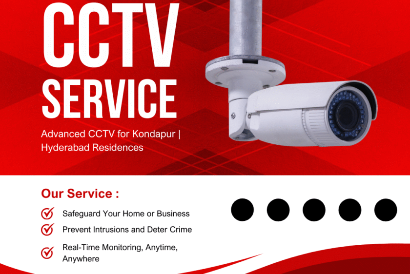 Professional CCTV Service in Kondapur Hyderabad