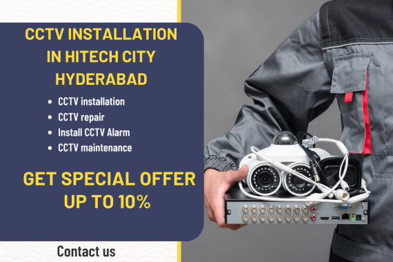 CCTV installation in Hitech City Hyderabad by PRO CCTV SYSTEMS