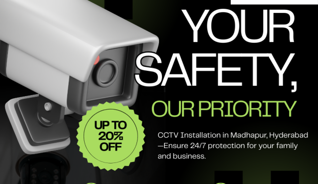 CCTV Installation for Apartments in Madhapur